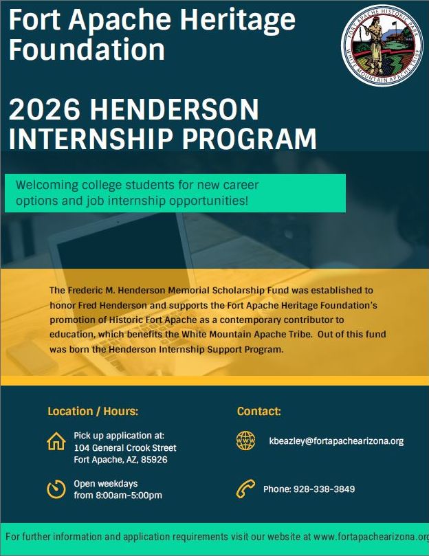 2026 Henderson Internship Flyer